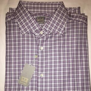 Brand new Neiman Marcus plaid dress shirt